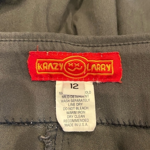 KRAZY LARRY Gray Pull On Pants - Picture 2 of 3